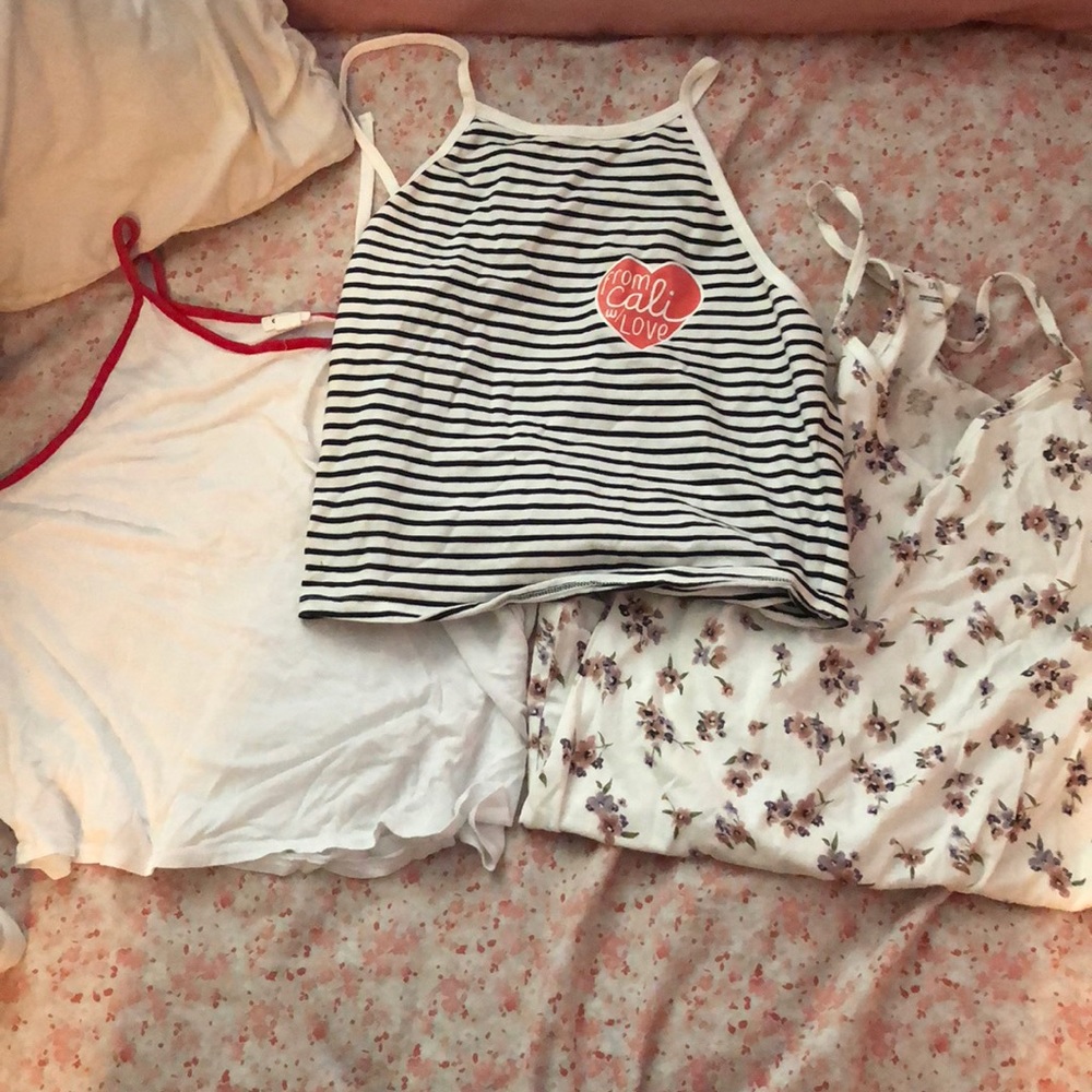 Three tank tops